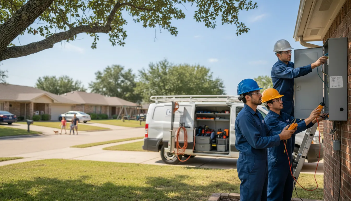 Certified electrician providing emergency electrical services in Woodbury, GA